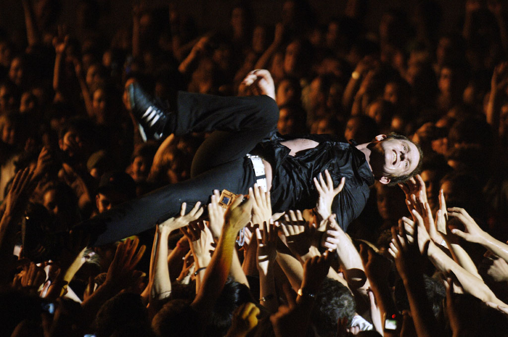 07/15/2006.22nd Francofolies de La Rochelle.Concert of French band Dionysos.